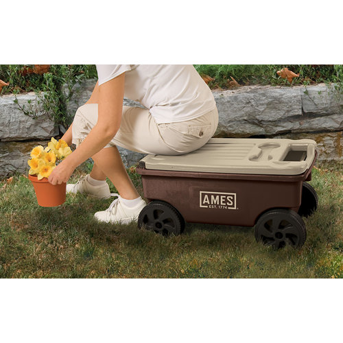 Ames Lawn Buddy Rolling Garden Utility Cart & Reviews Wayfair